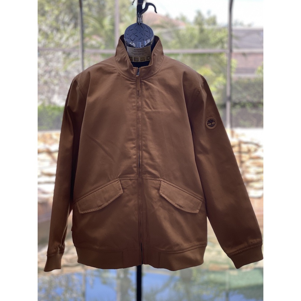 Timberland HR Full-Zip Cotton Thermal Bomber Jacket XL - Wheat Color